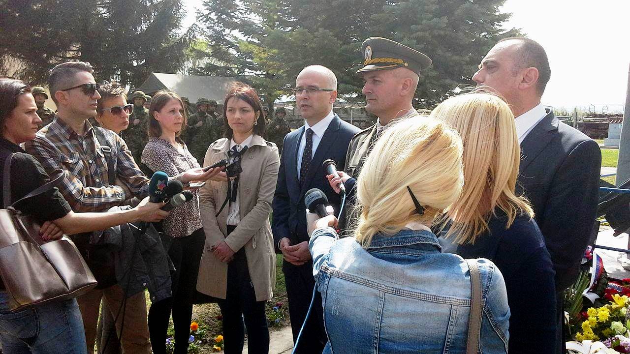 Aleksandra Đanković sa novinarima