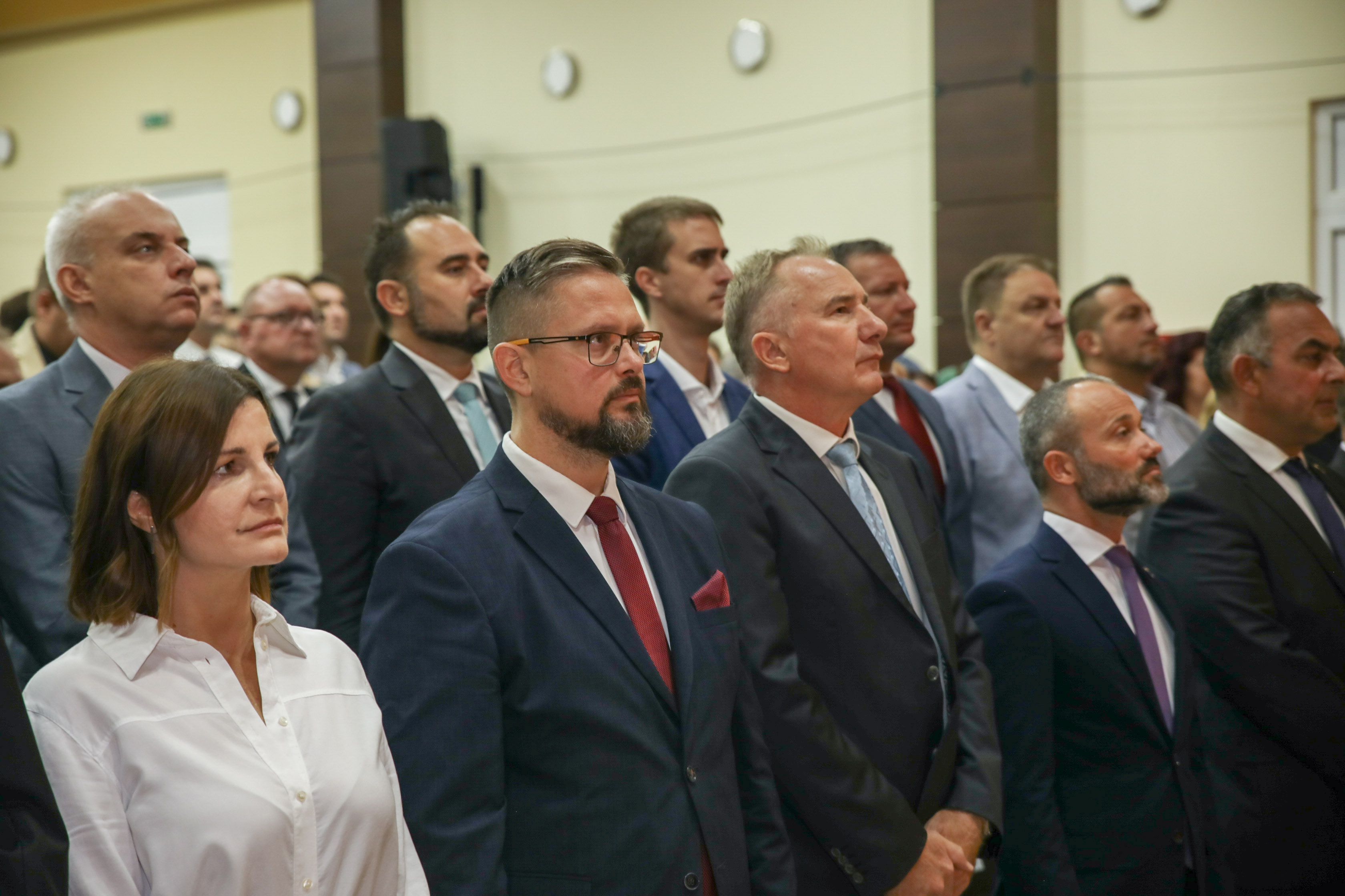 President Juhász at the ceremonial session of the Bačka Topola Municipal Assembly