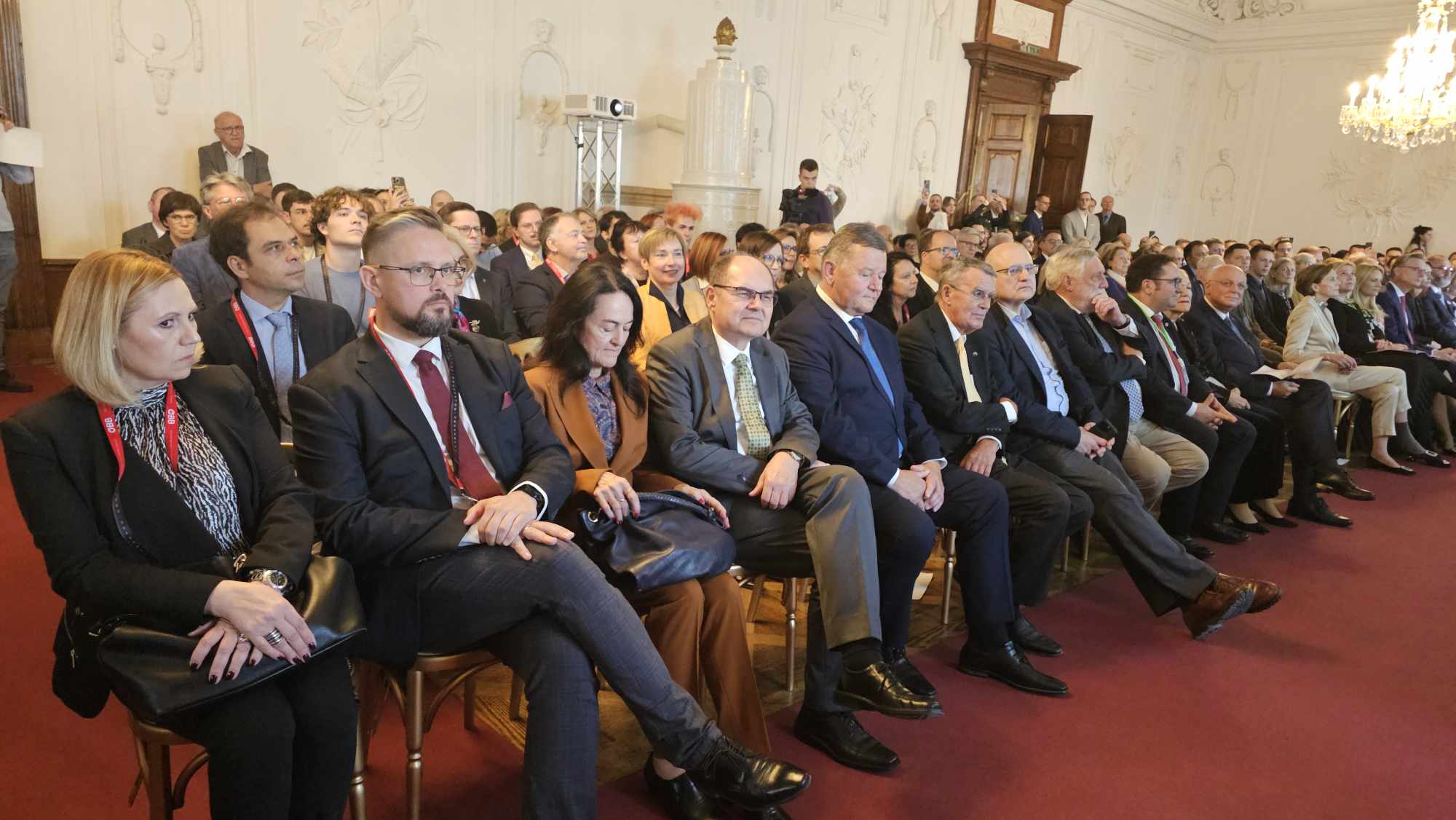 President Juhász at the celebration of the 20th anniversary of the Institute of the Regions of Europe (IRE) 