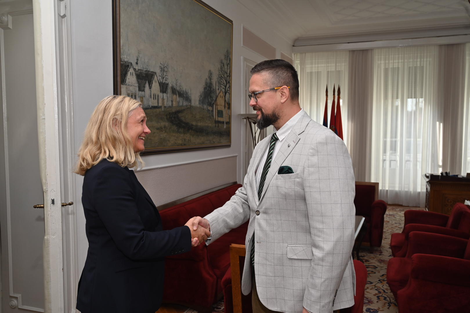 President Juhász spoke with the ambassador of Norway 